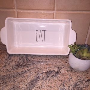 Eat & Yum Loaf Plate Rae Dunn